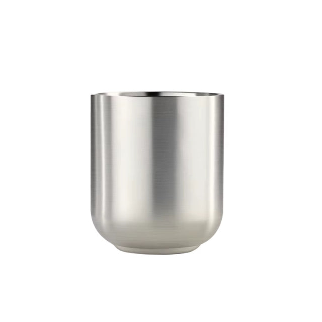 2 Pieces Stainless Steel Double Wall Coffee Mug 280ml