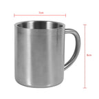 Stainless Steel Double Wall Camping Mug 220 ml