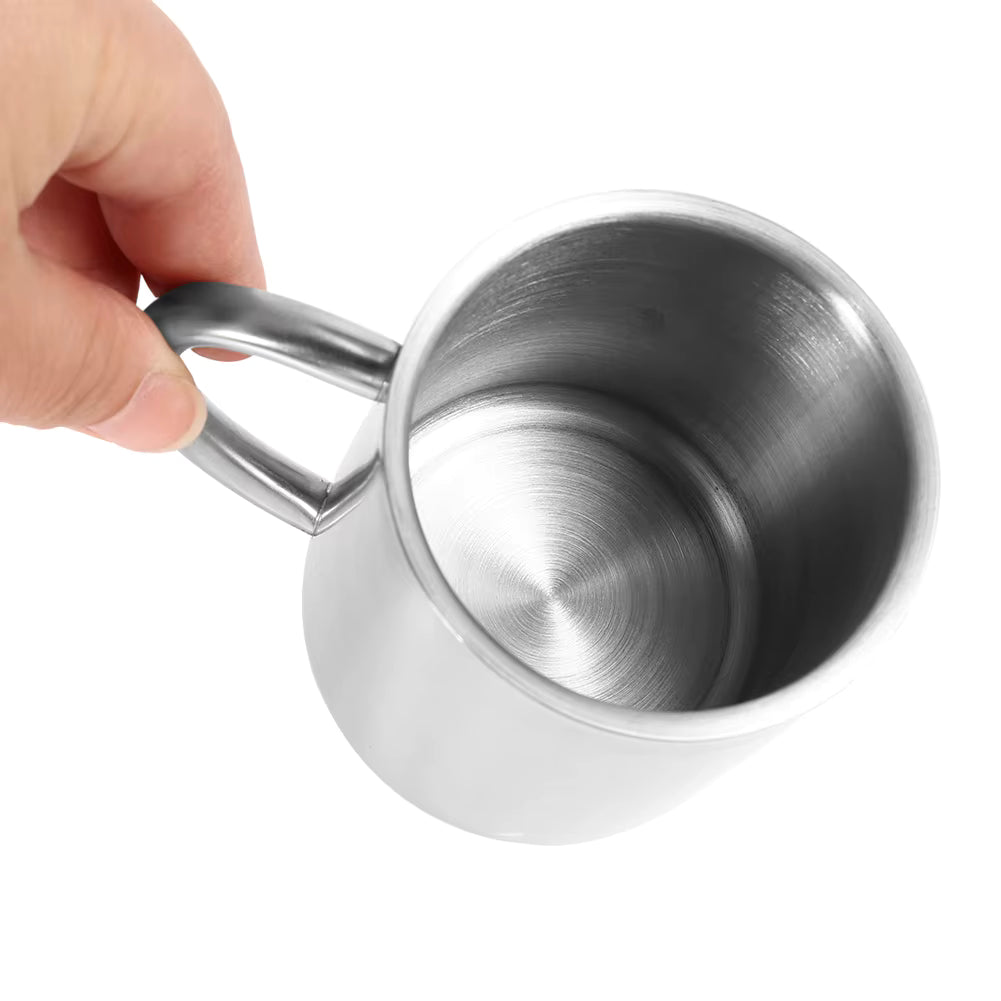 Stainless Steel Double Wall Camping Mug 220 ml