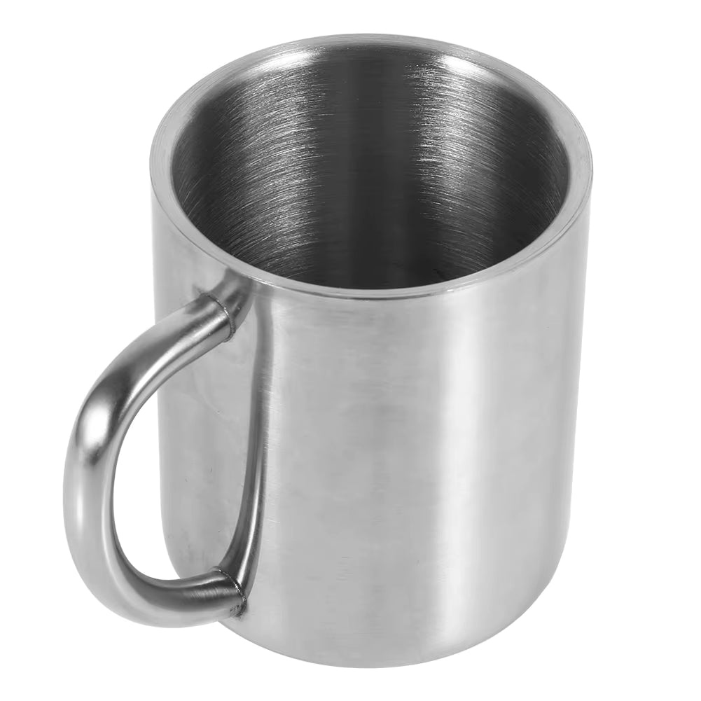 Stainless Steel Double Wall Camping Mug 220 ml